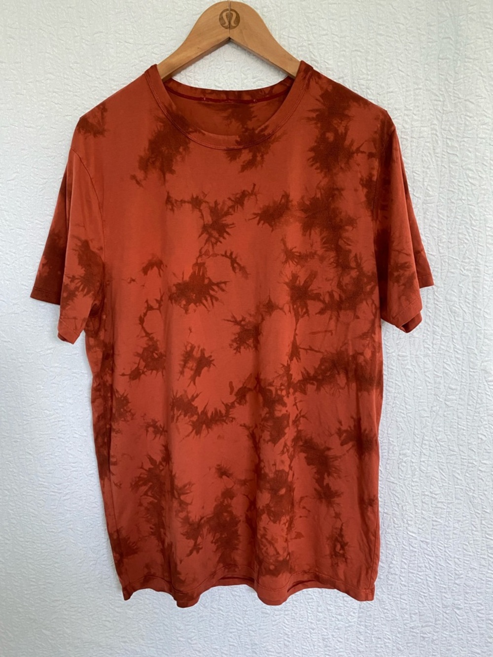 lululemon athletica Rust Tie-Dye Fundamental Short Sleeve Tee